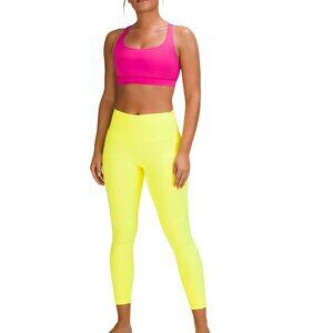 Lululemon NWT Wunder Under High Rise Tight 25" Highlight Yellow Size 14